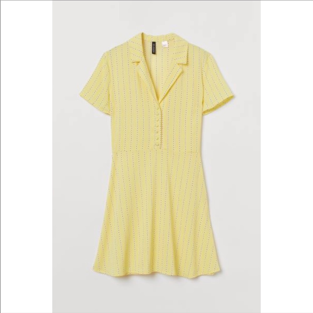 Yellow Short-sleeved dress